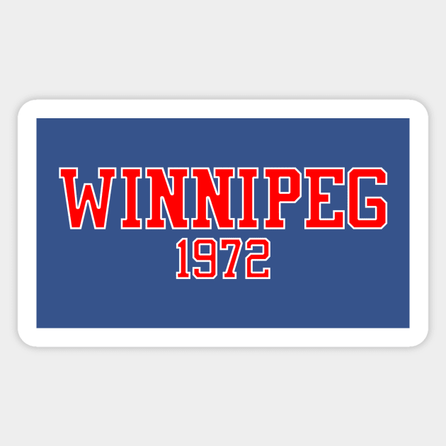 Winnipeg 1972 (variant) Sticker by GloopTrekker